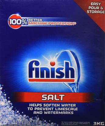 Finish Dishwasher Water Softener Salt for Bosch Dishwasher 6.6 lbs Dishwash Bar