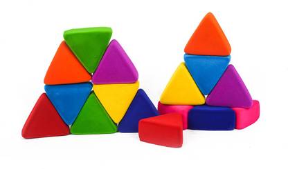 Fuzzy Buzzy Enterprises LLP Rubbabu Just Triangle set