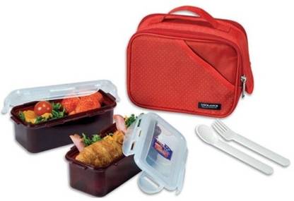 LOCK & LOCK HPL762DR 2 Containers Lunch Box