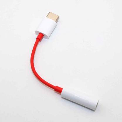 E TRADE Red Type C to 3.5mm Audio Adapter, USB C to 3.5mm Female Adapter, USB C to 3.5mm Aux Cable, Adapter converter for Android Smartphone Phone Converter