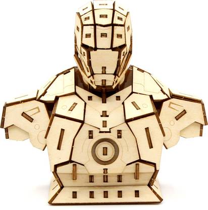 Planet Superheroes Iron Man Puzzle - Iron Man - Civil War Signature Series 3D Wood Model