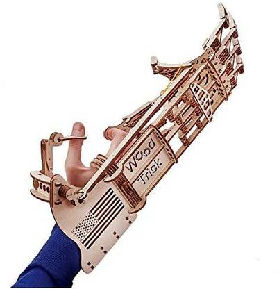 Wood Trick en Robot Hand 3D en Puzzle - Robotic HandModel Kit to Build
