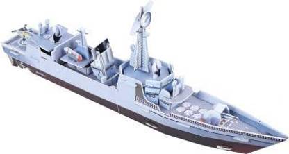 BM Puzzle Navy Ship with 4 Sheet and 40 Pieces (1 Pieces) (
