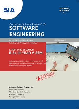 Software Engineering (Computer Science, DSE-2E) B.Sc III-Year V-Sem (O.U) (Elective-B) As Per CBCS Syllabus, Latest 2020-21 Edition