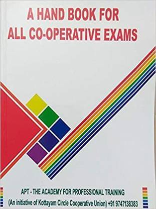 A Hand Book For All Co-Operative Exams - APT Rank File Latest 2019 Edition(English