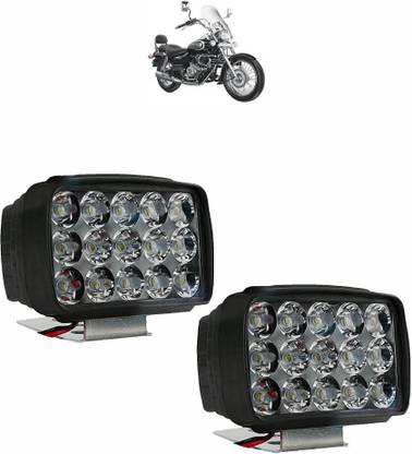 Vagary SUPER BRIGHT HIGH BEAM LONG LASTING WATERPROOF 15 LED/HWADLIGHT-240 Headlight Motorbike LED for Bajaj (12 V, 45 W)