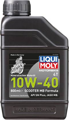 Liqui Moly 21458 4T 10W-40 API SN Plus JASO MB Full-Synthetic Engine Oil