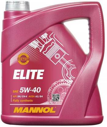 MANNOL Elite SAE 5W-40 API SN/CH-4 ACEA A3/B4 Fully Synthetic Engine Oil 7903 Full-Synthetic Engine Oil