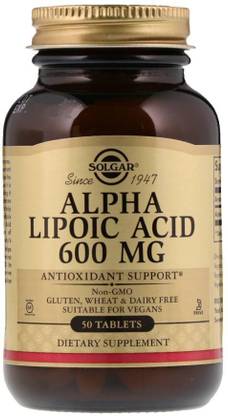 Solgar Alpha Lipoic Acid 600 mg 50 Tablets