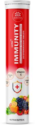 ULTRAVEDA Ultra ImmunityEffervescent tab Vitamin C, E, D, B1, B6, B12, Zinc & Calcium