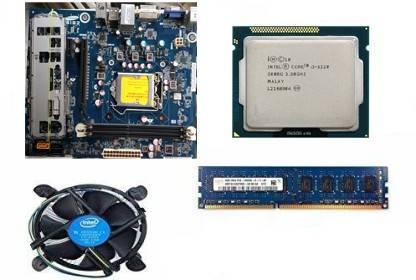 Samsung H-61 MOTHERBOARD WITH i3 3220 PROCESSOR & 4GB DDR3 & CPU COOLER Combo Motherboard