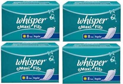 व्हिस्पर Maxi Fit Regular 8+8+8+8 Pads सैनिटरी पैड