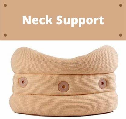 AASH ISURGICAL Soft Cervical Collar Adjustable Neck brace With Support Relieves Pain & Pressure Neck Support