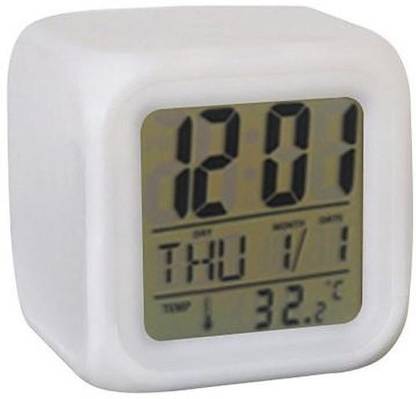 SVENTERPRISEE Digital White Clock