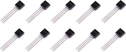 RISARYA BC558 PNP SILICON TRANSISTOR,-100mA,-30V,TO-92,SWITCHING AND AMPLIFIER TRANSISTOR PACK OF 10PCS PNP Transistor