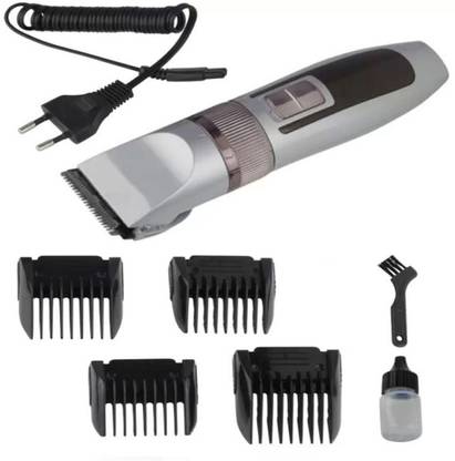 KMT No 1 Professional Rechargeble Trimmer Electric Shaver Cordless Portable Waterproof Hair Clipper Adjustable Multicolour Hair Cutter Multi Purpose Usage Non-allergic For Men Trimmer 45 min  Runtime 3 Length Settings