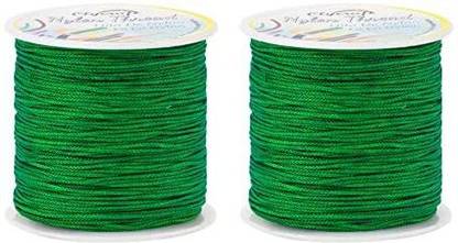 OLYCRAFT 175 Yards 1mm Nylon Chinese Knotting Cord Rattail Shamballa Macrame Thread Nylon Beading String Cord