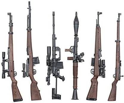backdraft 1/6 Scale Rifle Collection Diorama Figure (six Models) Gewehr 43 SVT-40 RPG-7etc.