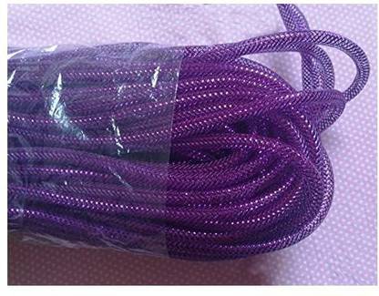 YYCRAFT 15 Yards Solid Mesh Tube for Craft Deco for Wreaths Cyberlox CRIN Crafts 8mm 3/8-Inch ()