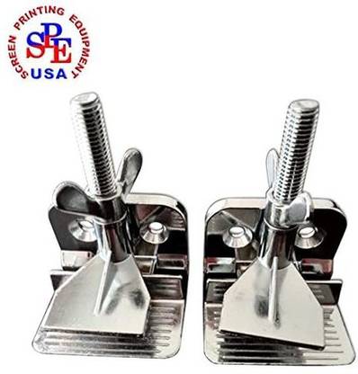 TJGS 2 pc of Screen Frame Butterfly Hinge Clamp for Silk Screen Printing Include Four Screws