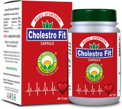 Basic Ayurveda Cholestro Fit Capsule 40Tab