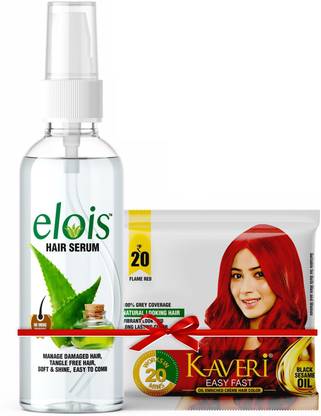 elois Buy 1 Hair Serum 45 ml Get 1 Easy Fast Flame Red Hair Color Combo Offer