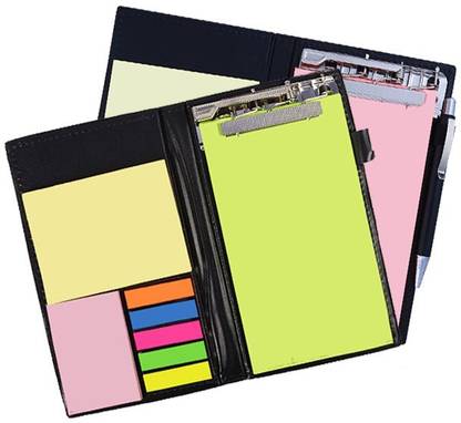 COI Memo Neon and Coral Note Pad Organizer/Memo Notebook Holder for Office and Gifting Purpose (Set of 2) Pocket-size Memo Pad UNRULED 50 Pages