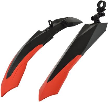 ShreNik Bicycle Fender For Cycle Mudguard Mountain Bikes Universal Size Stylish Dual Color Clip-on Front & Rear Fender