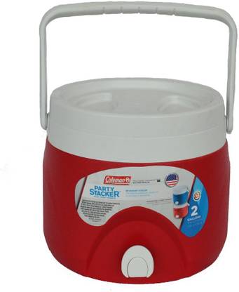 COLEMAN Jug 2 Gallon/7.5 ltr Party Stacker Cooler Red Jug