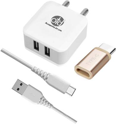 OTD Wall Charger Accessory Combo for LG Stylo 6, LG Stylo 7, LG V40 ThinQ, LG V60 ThinQ