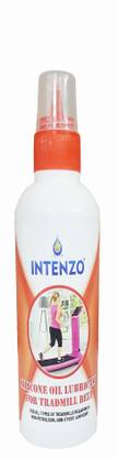 intenzo Silicone lubricant oil for treadmill belt 100ml new pack Nozzle bottle Manual Dispenser
