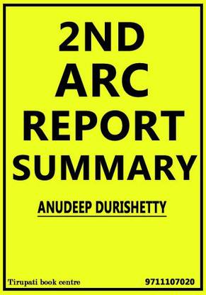 2nd ARC Report Summary Anudeep Durishetty - 2021