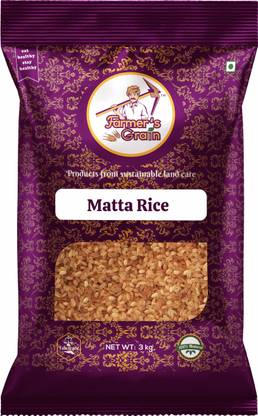Farmers Grain Traditional Matta Rice (3 kg) Red Boiled Rice