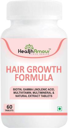 Healthamour HAIR GROWTH FORMULA Tablets For Hair Growth & Hair Fall Control for Men & Women