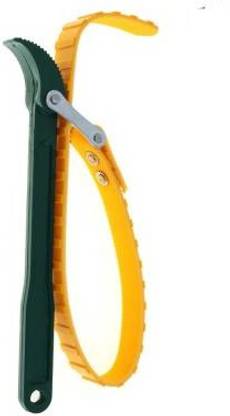 RDX 9"inch Belt Wrench Oil Filter Puller Strap Spanner Chain Oil Filter Cartridge Disassembly Tool Oil Filter Wrench Single Sided Speciality