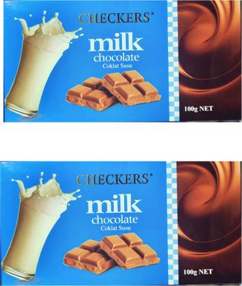 CHECKERS Milk Chocolate Coklat Susu (Imported) Bars