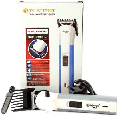 JY SUPER JY-8801 Original Professional Rechargeable Trimmer 45 min Runtime 4 Length Settings