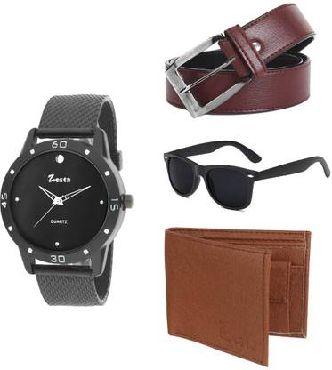 Zesta Belt, Wallet & Watch Combo