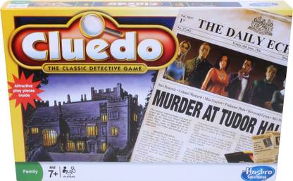 HASBRO GAMING Cluedo The Classic Detective Board Game For Ages 7 and Up For 3-6 Players Strategy & War Board Game