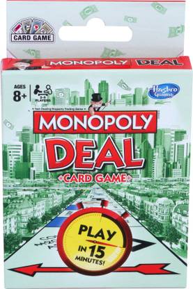 Monopoly Deal Card Game for Families and Kids Ages 8 and Up, Fast Gameplay With Cards Money & Assets Board Game