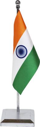FlagSource Flag with square base stand Rectangle Table Miniature Flag
