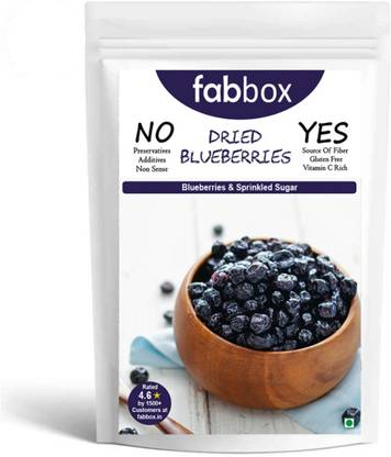 FabBox Tasty Berries High Nutrients Value Dried Blueberries Sweet Blueberry