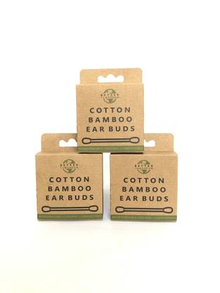 Better Tomorrow Co Cotton Bamboo Earbuds - Three Packs