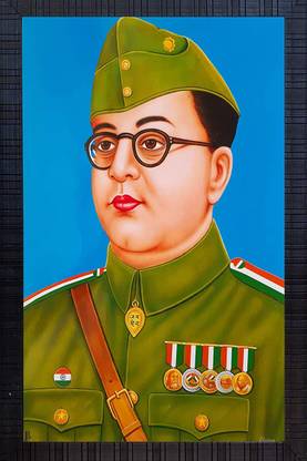 Poster of Indian Leader & Freedom Fighter- Subhas Chandra Bose 3D Poster
