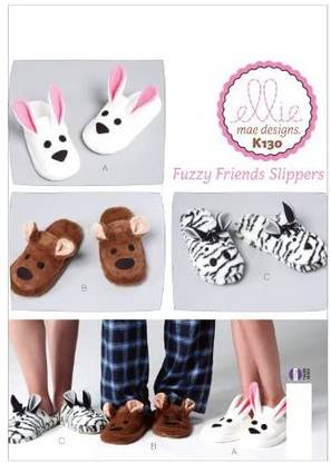 McCall Pattern KWIK-SEW PATTERNS K0130 Infants Slippers Sewing Template