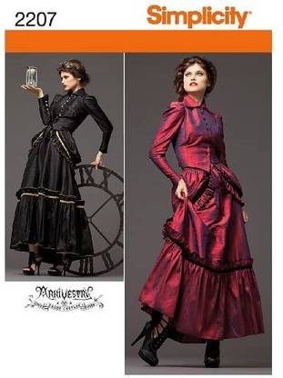 Simplicity Sewg Pattern 2207 Misses' Costume, Size Hh (6-8-10-12)