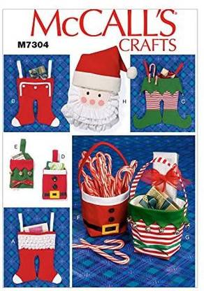 McCall Pattern McCall's Patterns M7304 Christmas ItemsOne Size Only