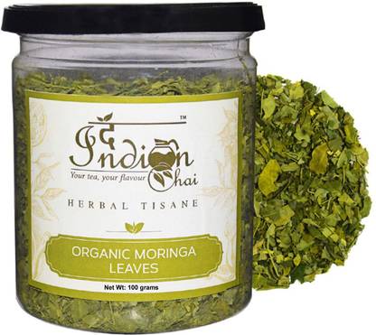 The Indian Chai Organic Moringa Leaves Unflavoured Herbal Tea Box