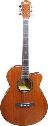 swan7 SW40C Maven Series Brown Acoustic Guitar Combo Package with Bag and Picks Acoustic Guitar Spruce, Oak Wood Oak Wood, Rosewood