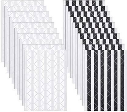 Bememo 2040 Pieces Photo Corners Self Adhesive for Scrapbook Picture Album ( and Clear)